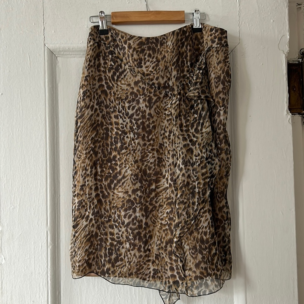Blumarine made in Italy skirt, leopard print